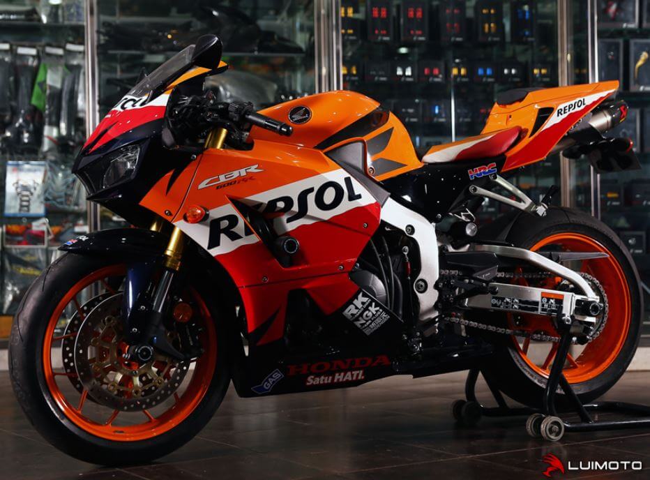CBR600RR REPSOL シングルシートカウル LuiMoto Repsol Edition Custom Made Seat Covers 2007-2012 Honda