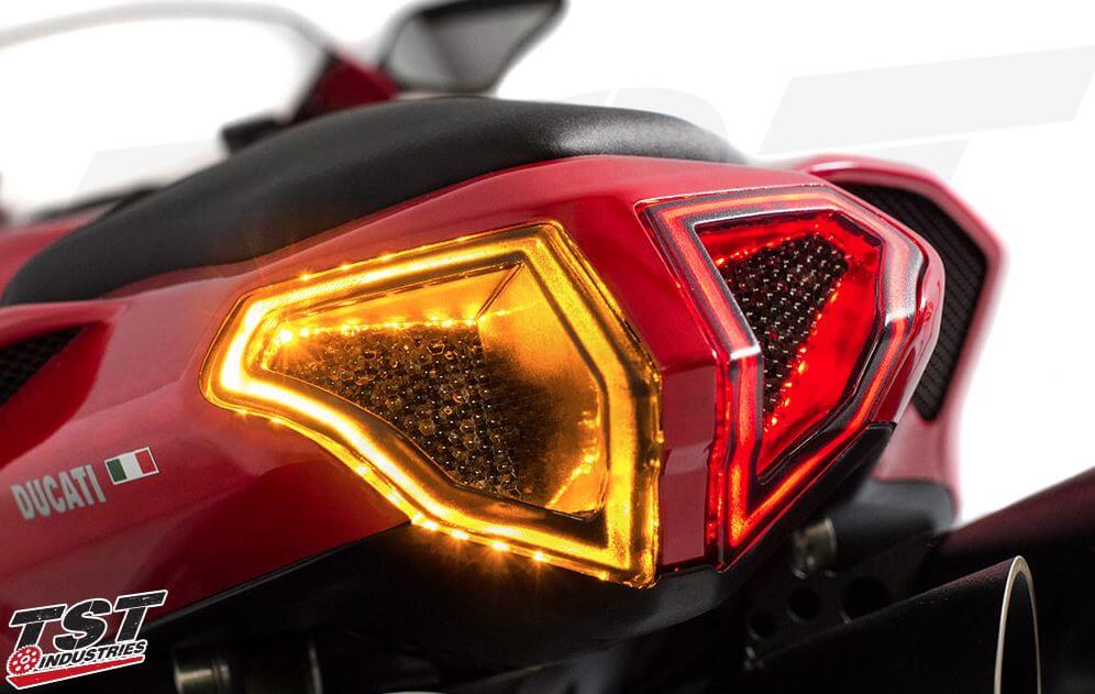 TST Industries Integrated Sequential Tail Light for Ducati 848/1098/1198
