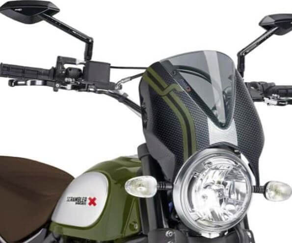 PUIG Retrovision Windshield for Ducati Scrambler