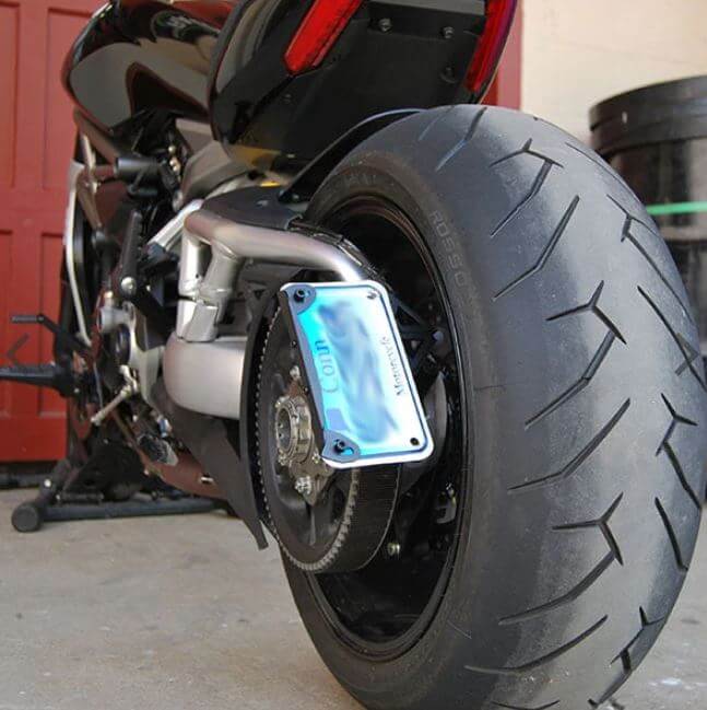 New Rage Cycles Side Mount License Plate Ducati Diavel 1260
