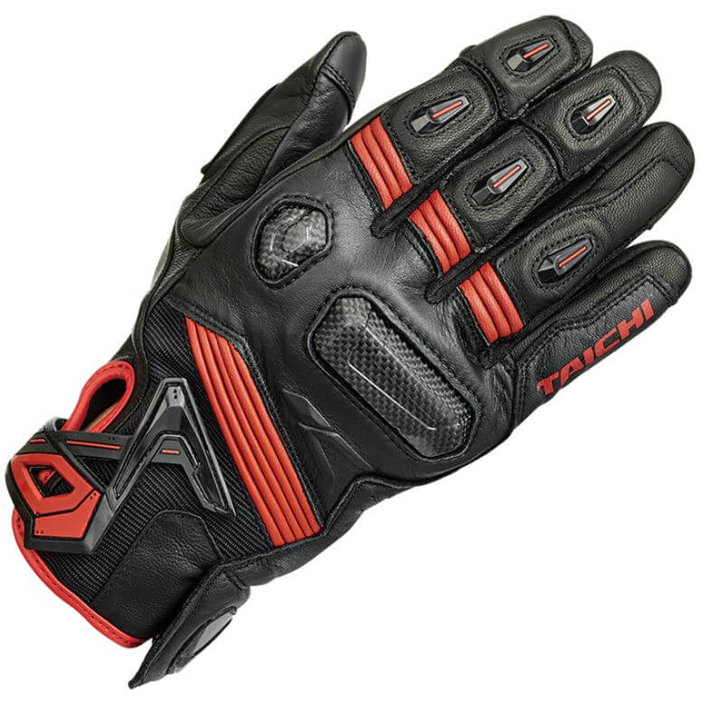 RS Taichi RST391 Armed Mesh Gloves White/Red | Motostarz Canada