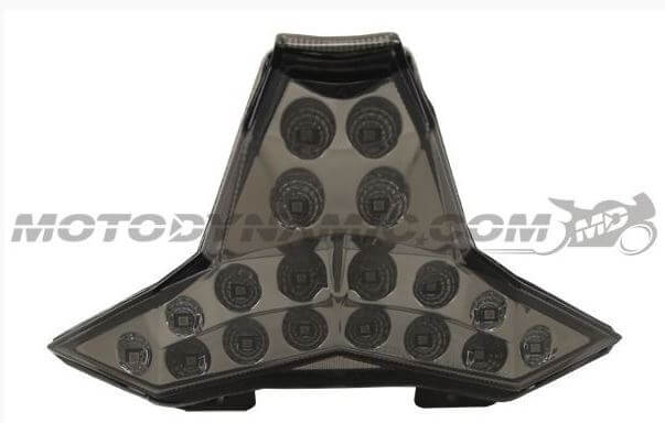 Motodynamic Sequential LED Tail Light '14-'16 Kawasaki Z1000, '16-'18 ZX10R, '18- Ninja 400 - Light Smoke