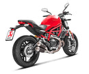 Akrapovic Slip-On Line (Black Titanium) Exhaust '15-'18 Ducati Scrambler, '17-'18 Monster 797