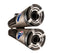 Termignoni Conical Dual Stainless Slip-On Exhaust '14-'20 BMW R NineT/Scrambler/Racer/Pure