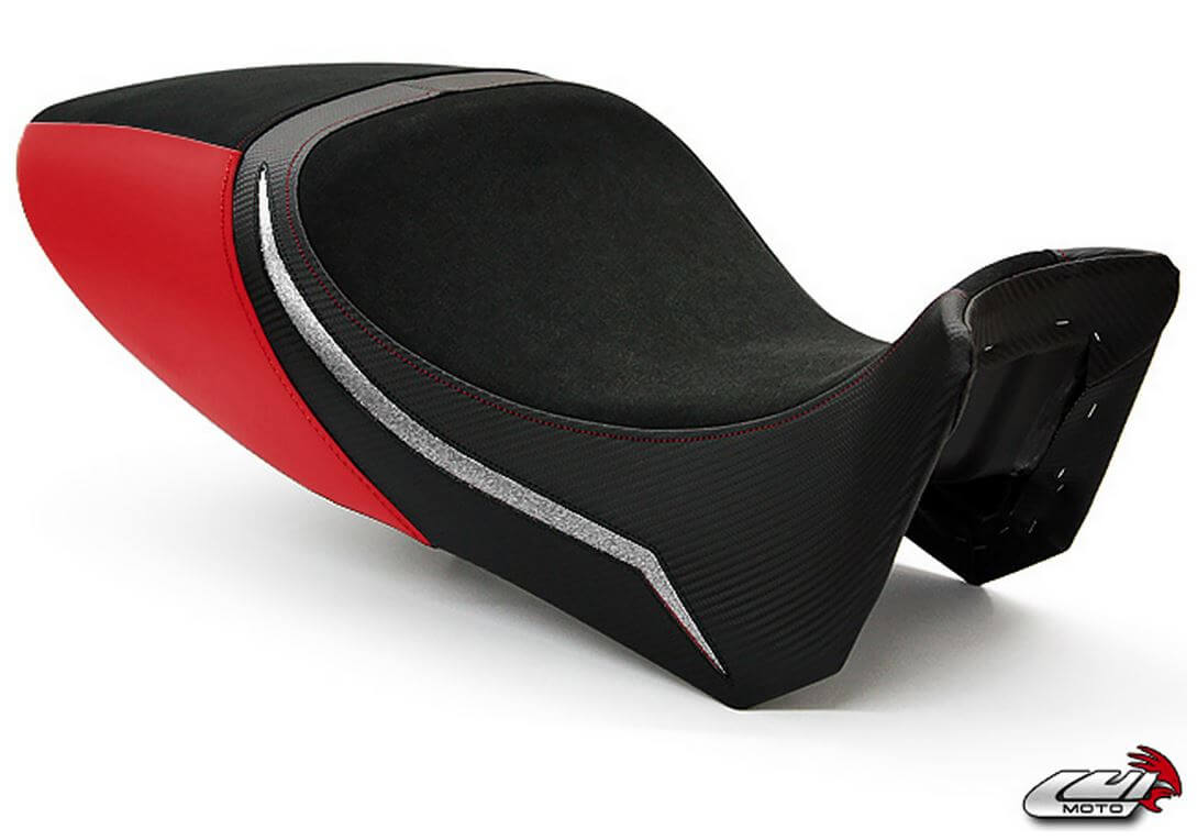 Luimoto Team Italia Suede Seat Covers '11-'14 Ducati Diavel
