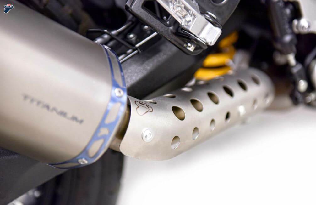 Termignoni Relevance Stainless/Titanium Slip-On Exhaust '20-'21 Yamaha Tenere 700