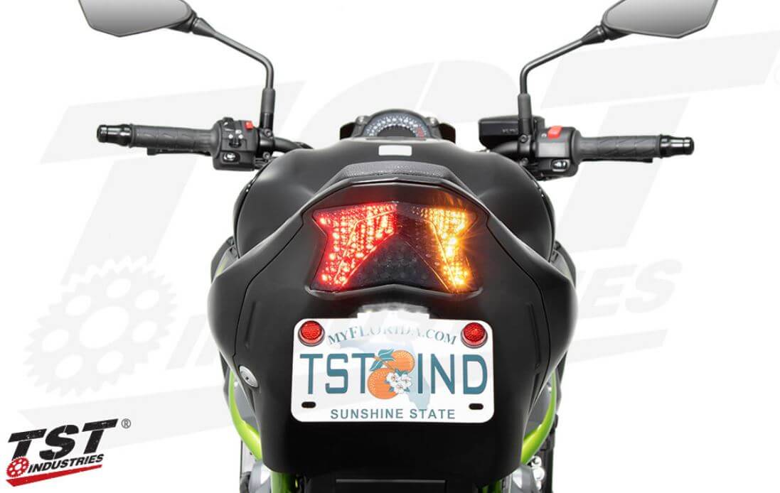 TST Industries Programmable Sequential LED Integrated Tail Light '17-'20 Kawasaki Z900