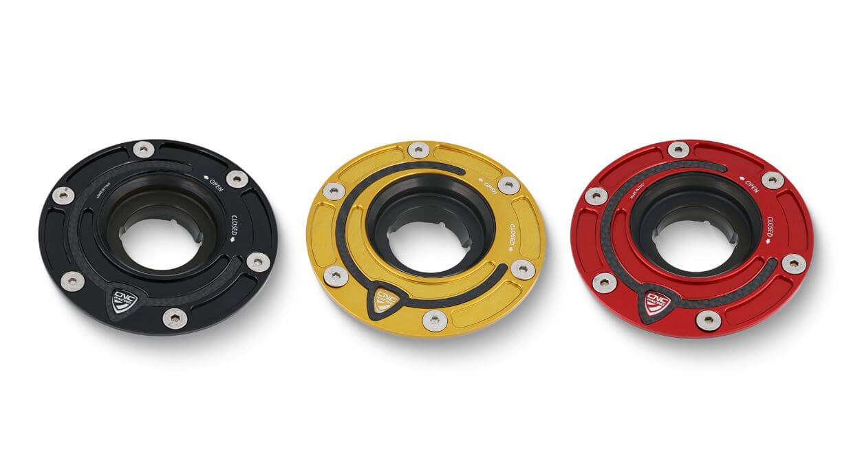 CNC Racing TSB02 Fuel Tank Cap Flange Carbon (check fitment chart)