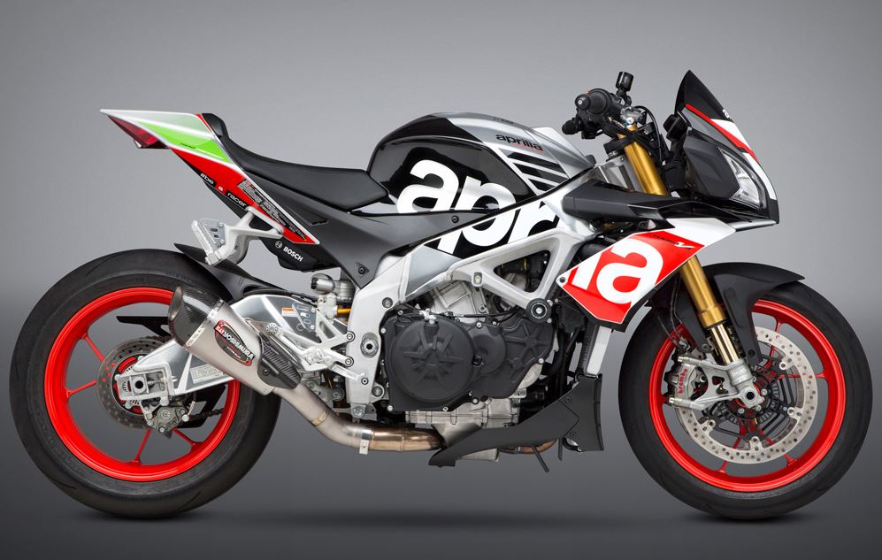 Yoshimura Race ALPHA T TT-TT-CF Slip-On Exhaust '17-'19 Aprilia RSV4 / Tuono V4