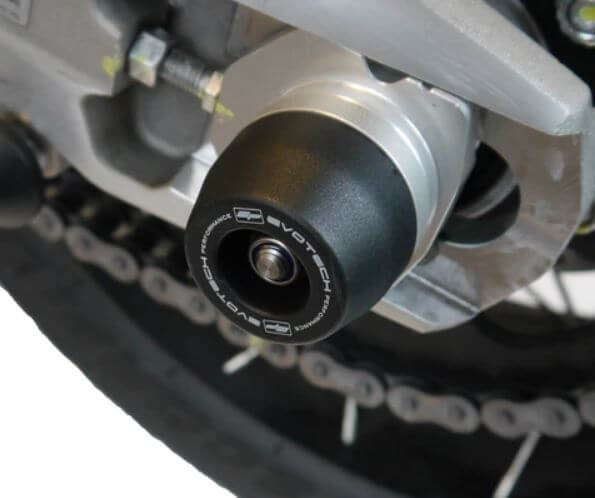 Evotech Performance Front & Rear Spindle Bobbins '21-  Ducati Multistrada V4/S/Sport