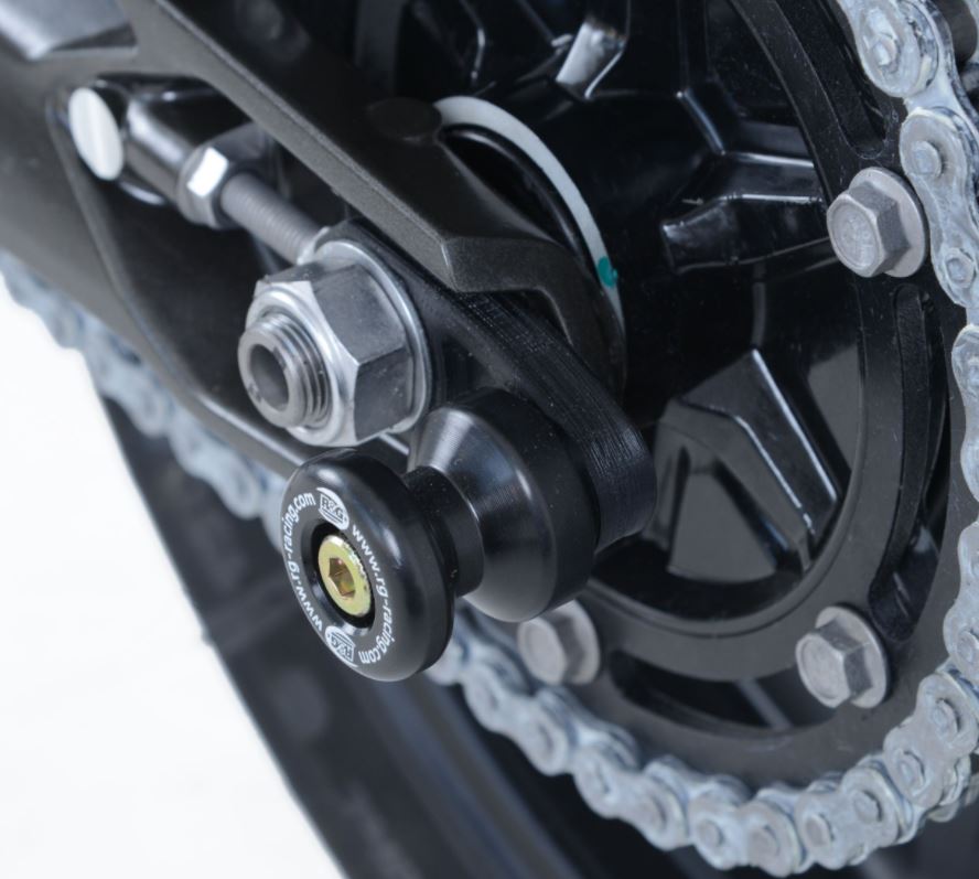 R&G Racing Offset Cotton Reel Swingarm Spools 2017-2018 BMW G310R / G310GS | CR0064BK