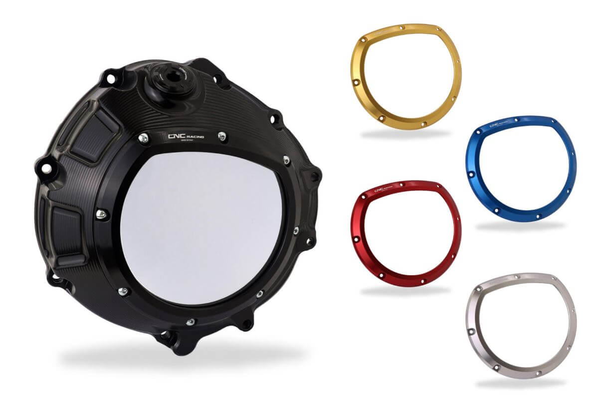 CNC Racing Clear Clutch Cover '09-'18 BMW S1000RR - Hydraulic Control