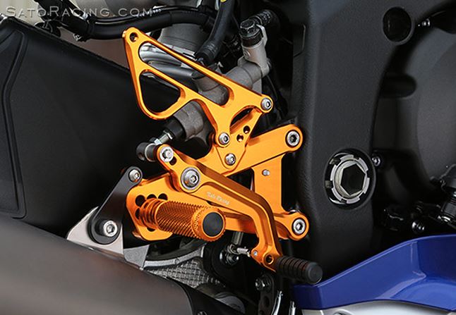 Sato Racing Adjustable Rear Sets '17-'19 Yamaha YZF R6