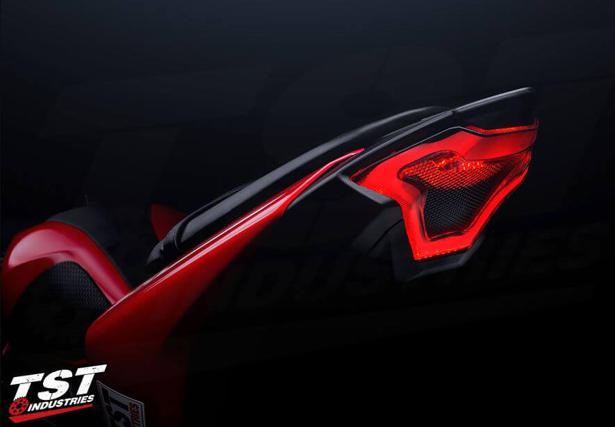 TST Industries LED Integrated Tail Light for '14-'17 Yamaha FZ-07, '15-'19 YZF R3