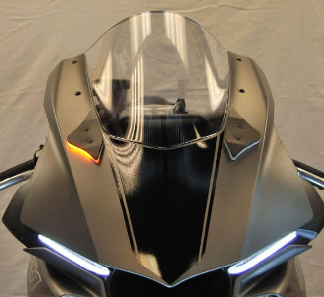 New Rage Cycles Mirror Block Off Turn Signals 2015-2019 Yamaha R1/R1M/R1S