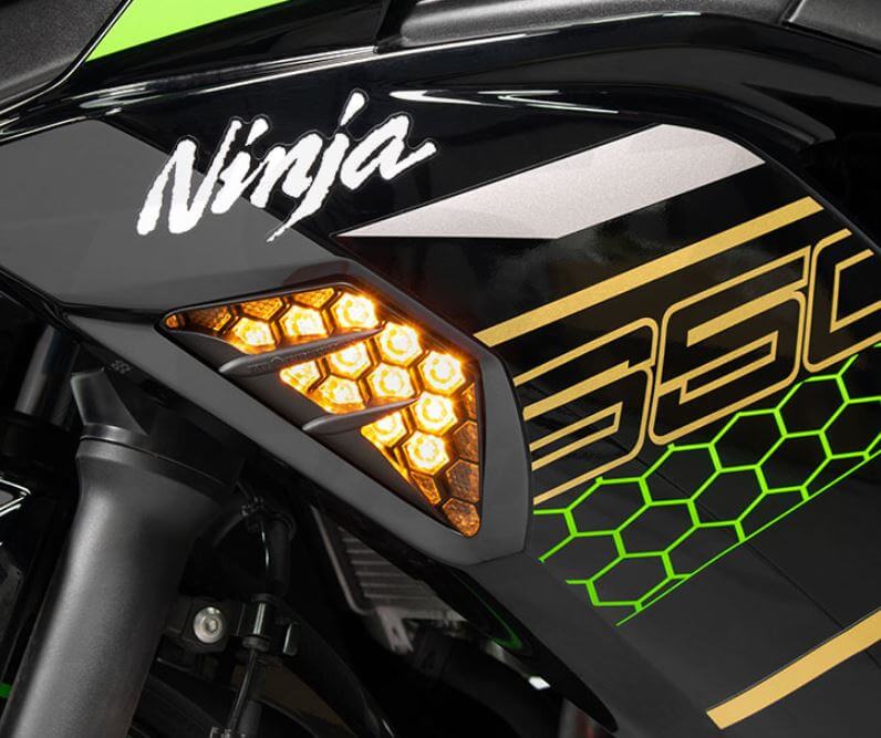 TST Industries Nexus LED Flushmount Turn Signals for Kawasaki Ninja Sportbikes