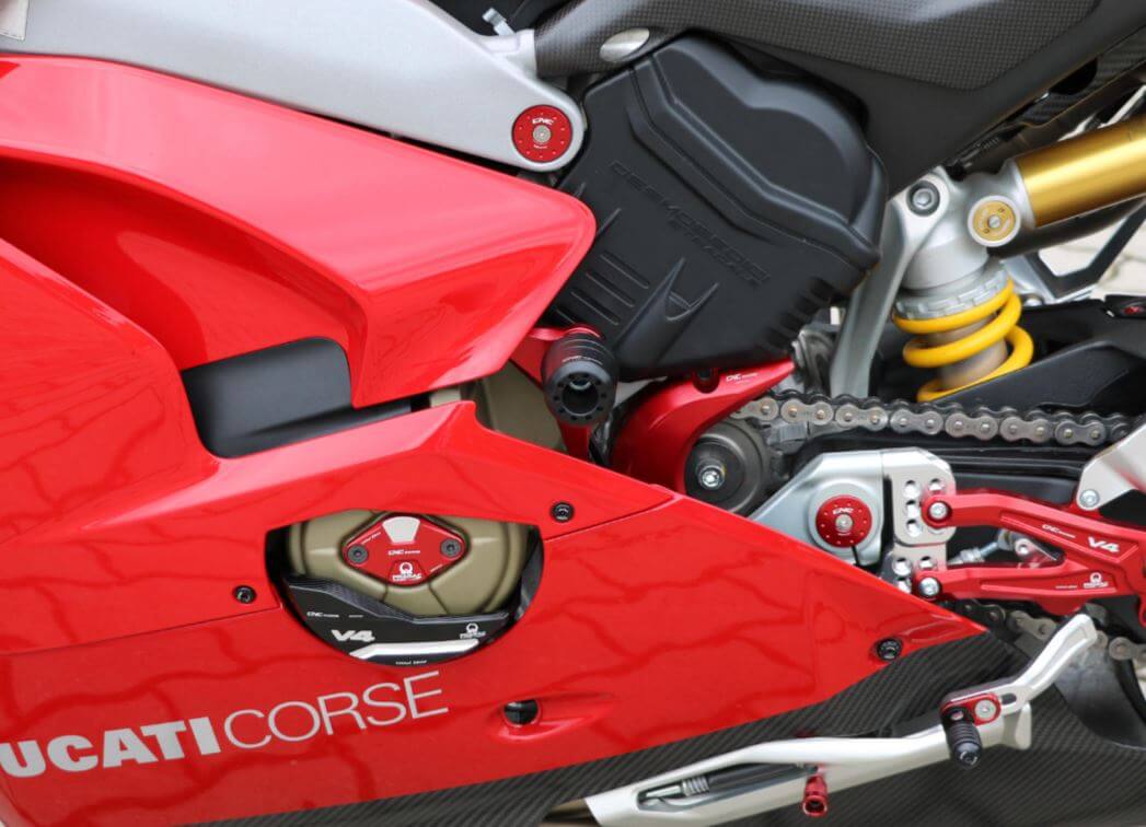 CNC Racing Frame Crash Protections 2018+ Ducati Panigale V4/S