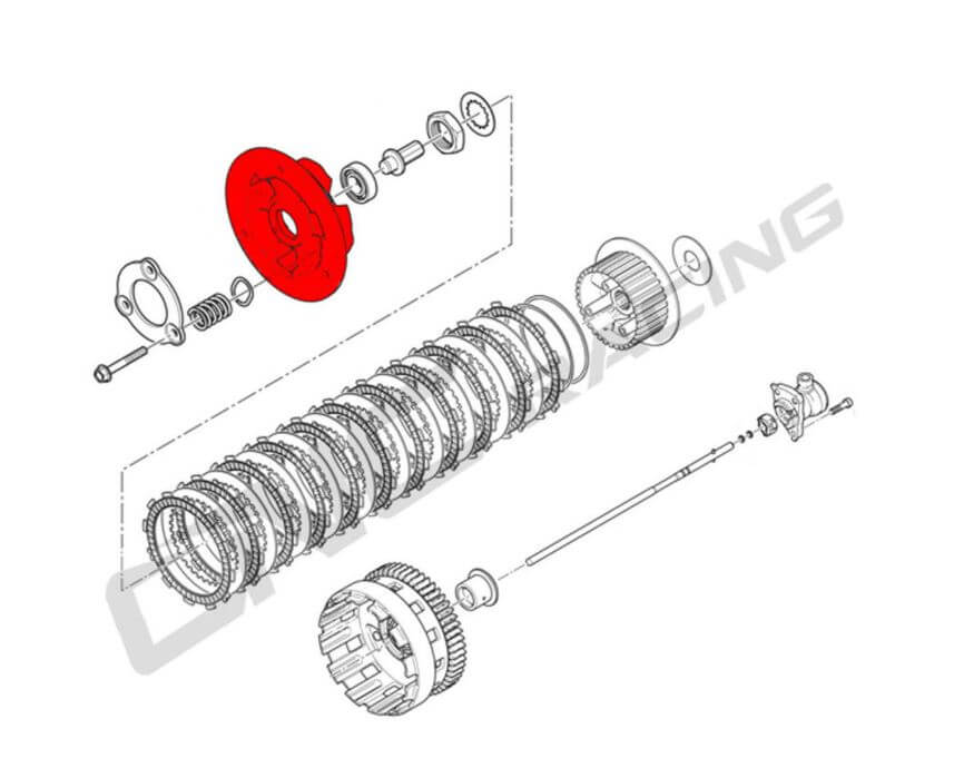 CNC Racing Pressure Plate for Ducati Panigale V4/S | Bicolor