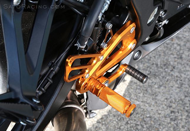 Sato Racing Adjustable Rear Sets '17-'20 Suzuki GSX-R1000/R