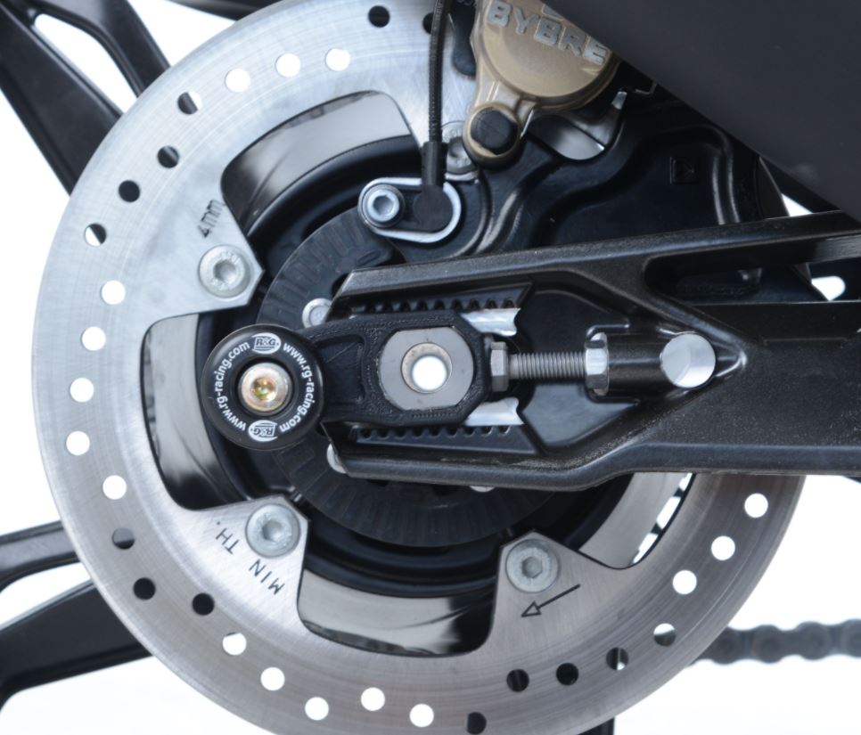 R&G Racing Offset Cotton Reel Swingarm Spools 2017-2018 BMW G310R / G310GS | CR0064BK