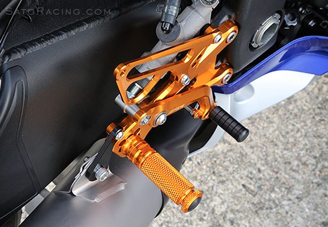 Sato Racing Adjustable Rear Sets '17-'19 Yamaha YZF R6