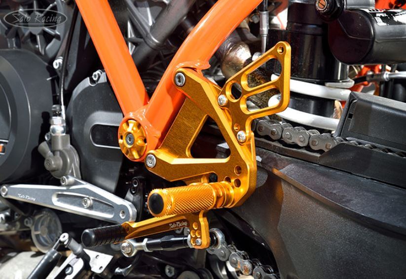Sato Racing Adjustable Rearsets '20- KTM 1290 Super Duke R