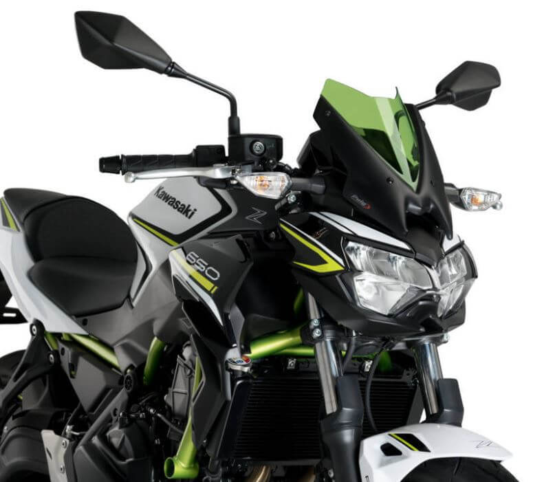 Puig Naked New Generation Sport Windscreens 2020+ Kawasaki Z650