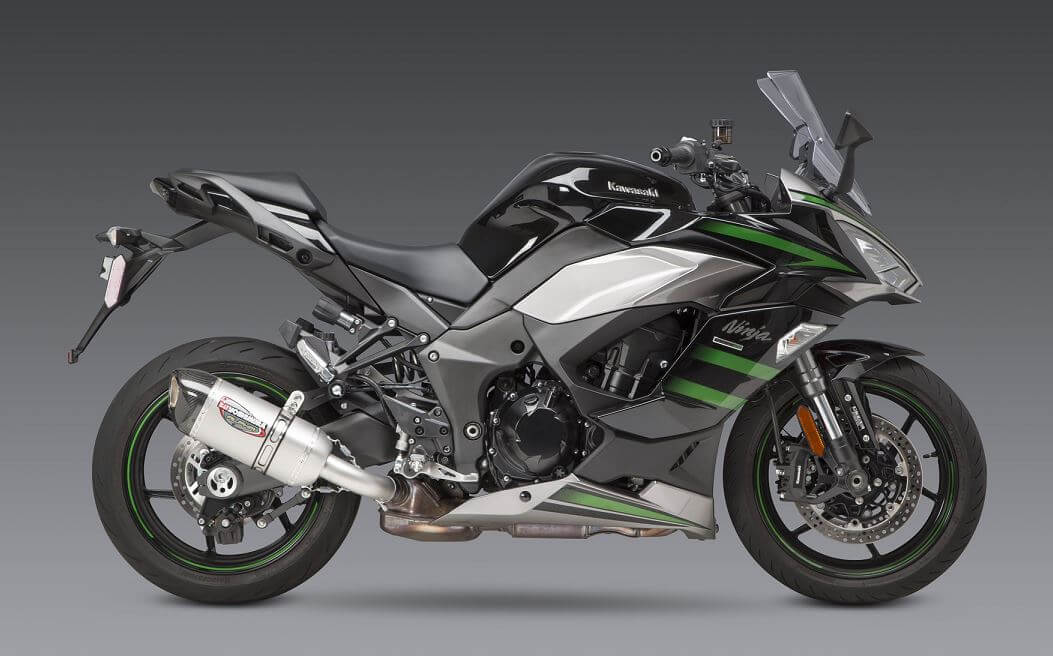 Yoshimura Alpha Stainless Slip-On Exhaust 20-21 Kawasaki Ninja 1000SX