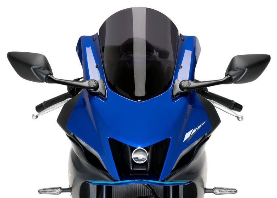Puig R-Racing Windscreen '17-'20 Yamaha YZF R6, '22-'23 YZF R7