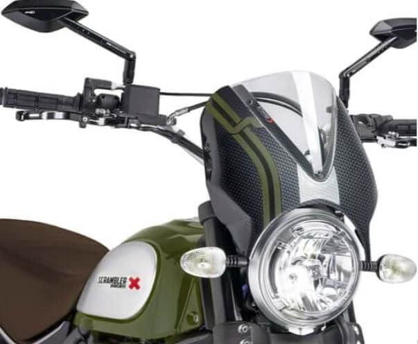 PUIG Retrovision Windshield for Ducati Scrambler