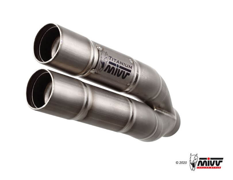 Buy MIVV Double Gun Titanium Slip-On Exhausts '20-'22 Kawasaki