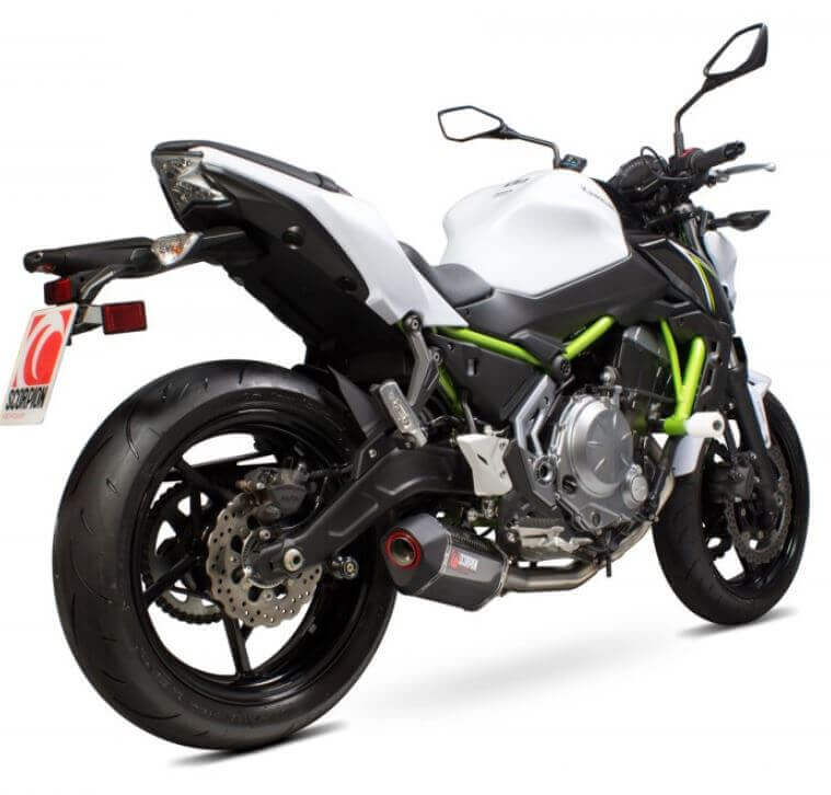 Scorpion Serket Carbon Full Exhaust System '17-'20 Kawasaki Z650