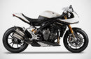 ZARD Stainless Steel Link Pipe for Euro 5 Exhaust '21-'23 Triumph Speed Triple 1200 RS/RR