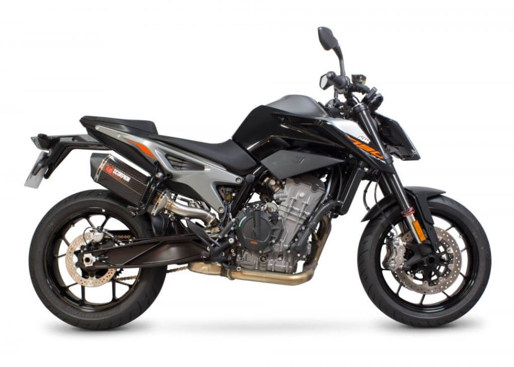 Scorpion Serket Parallel Slip-On Exhaust '18-'19 KTM 790 Duke