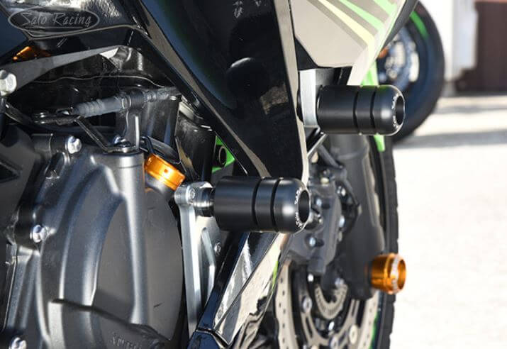 Sato Racing Engine Sliders / Frame Sliders '18-'21 Kawasaki Ninja 400/250