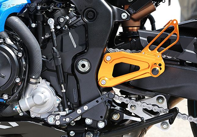 Sato Racing Adjustable Rear Sets '17-'20 Suzuki GSX-R1000/R