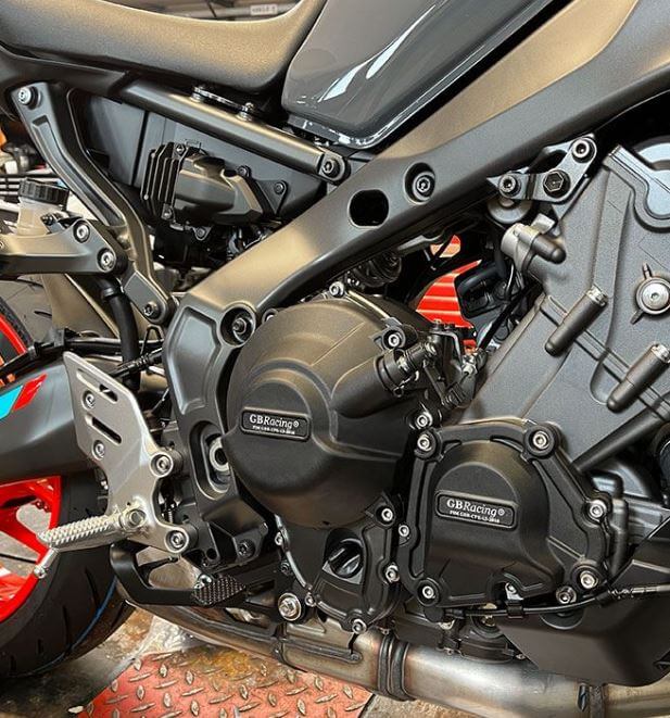 GBRacing エンジンカバーセット MT-09 R9 XSR900GP GB Racing Engine Cover Set 21-25 Yamaha R9/MT-09/XSR900/Tracer 9/GT