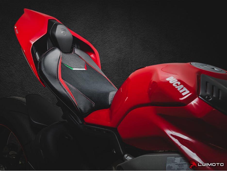 LuiMoto Veloce Rider Seat Cover '18-'19 Ducati V4 Panigale
