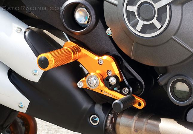 Sato Racing Rear Sets '15- Ducati Scrambler 400/800, '17- Monster 797