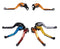 MG BikeTec Foldable/Extendable Brake & Clutch Levers '11-'16 Aprilia Tuono V4
