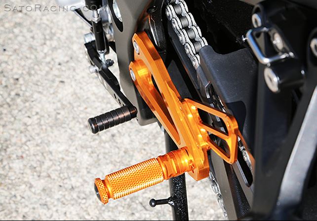Sato Racing Adjustable Rear Sets '17-'20 Suzuki GSX-R1000/R