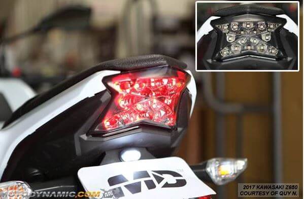 Motodynamic Sequential LED Tail Light '17-'20 Kawasaki Ninja 650 / Z650