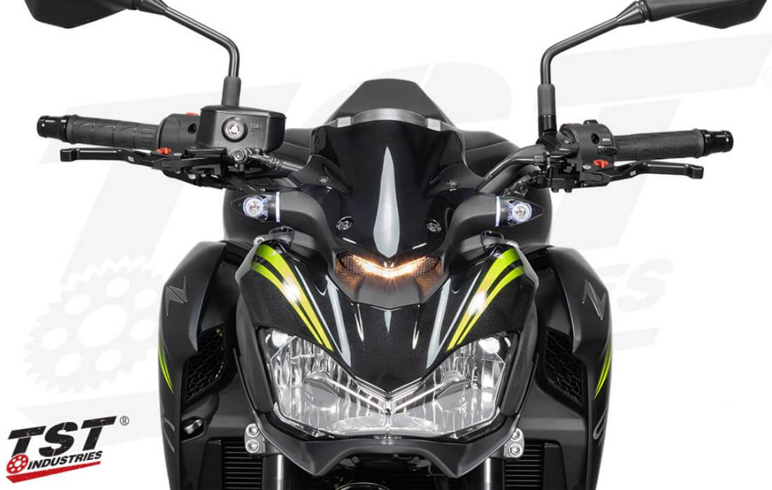 TST Industries MECH-GTR Front Turn Signals '20-'21 Kawasaski Z650