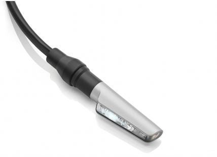 Rizoma CORSA L Turn Signal + Front Running Light Silver