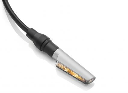 Rizoma CORSA L Turn Signal + Front Running Light Silver