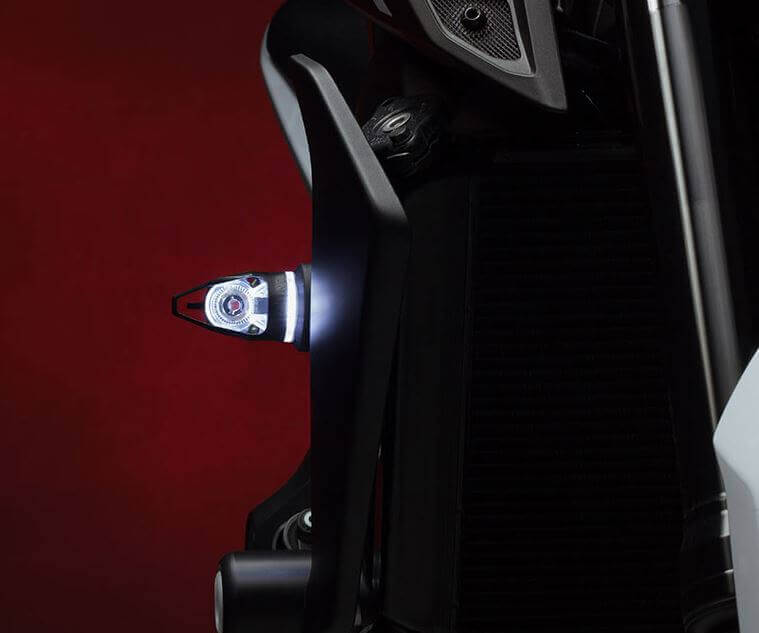 TST Industries Mech-GTR Front LED Turn Signals for Yamaha FZ/MT Models