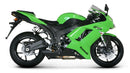 Akrapovic Slip-On Line (Titanium) EC Type Approval Exhaust System 2007-2008 Kawasaki ZX-6R