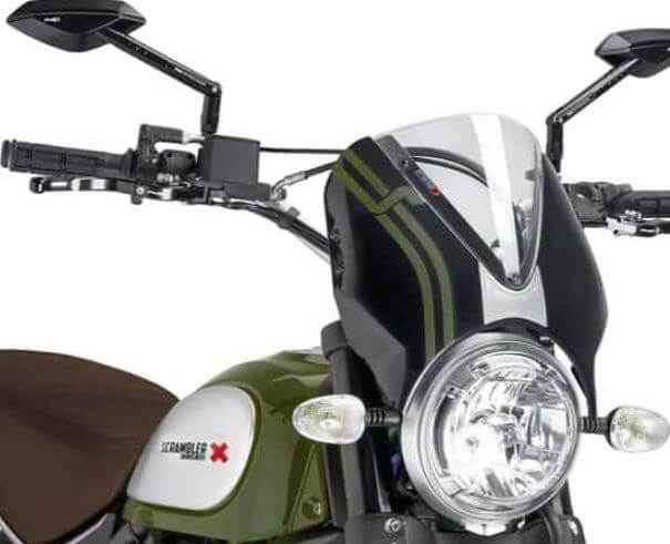 PUIG Retrovision Windshield for Ducati Scrambler
