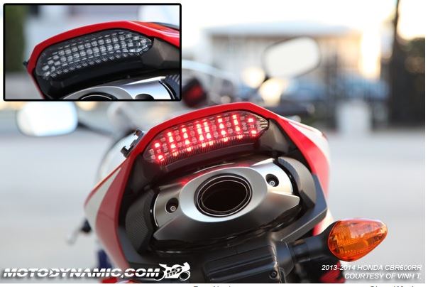 Motodynamic Sequentail LED Tail Light for 2013-2015 Honda CBR600RR - Clear