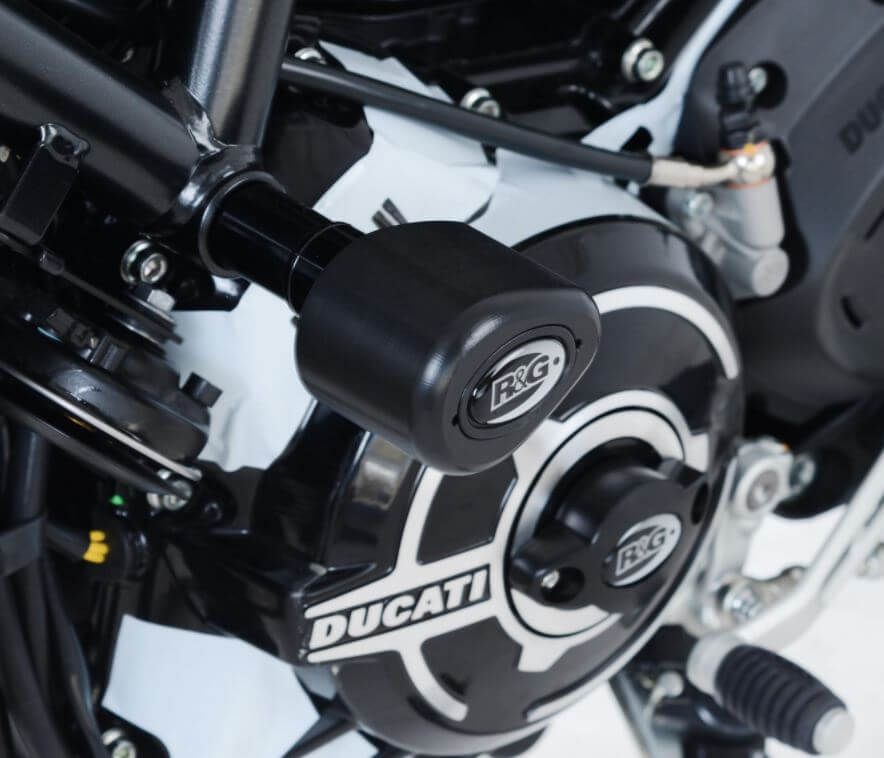 R&G Aero Frame Sliders for '18- Ducati Scambler 1100 